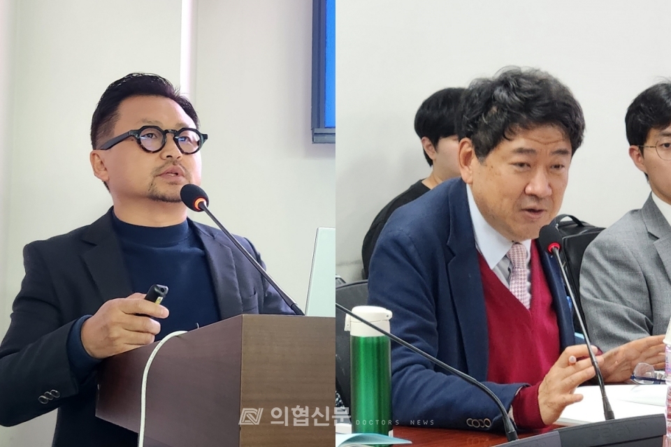 양용준 대한정신건강의학과의사회 정책이사, 민양기 대한신경과학회 부이사장 ⓒ의협신문