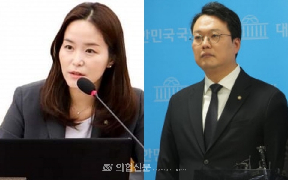 개혁신당 이주영 정책위의장, 천하람 원내대표 ⓒ의협신문