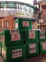 의협, 네팔 응급의약품 키트 500세트 추가 발송